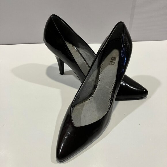 BP Patent Leather Pumps Women's Brown Heels Size 8.5 W Brand New Without Box - Picture 1 of 12